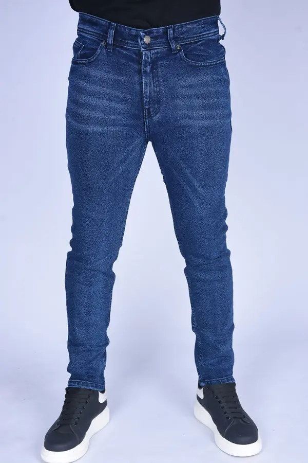 jeans Slim Fit extensible Ref-SF66520 ( Bleu Délavé )