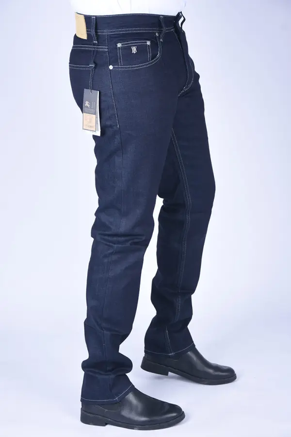 Jean Burberry Coupe Normal en denim stretch confortable Ref-BU09118 ( Brut )