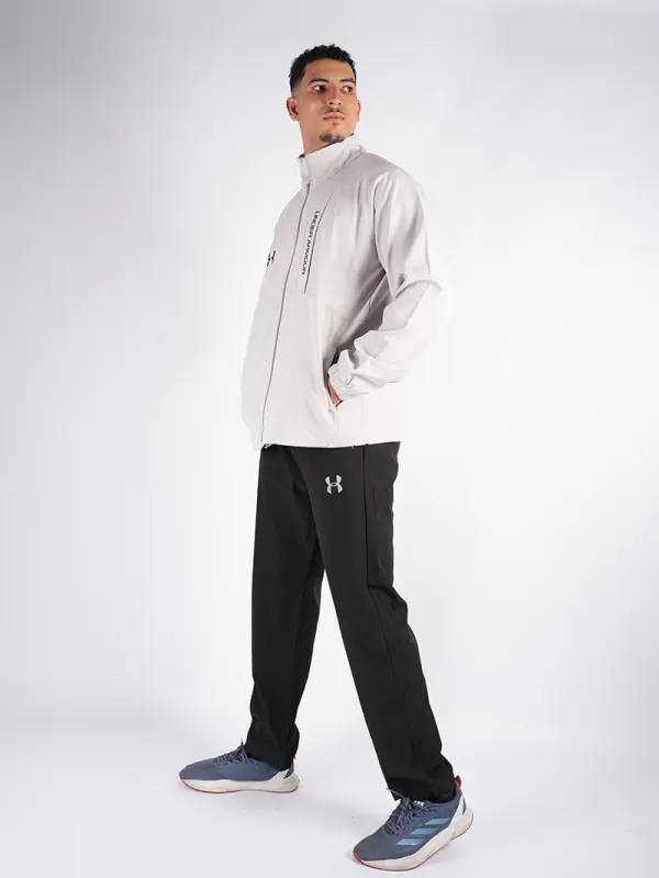 Survêtement Under Armour Chic & comfortable Ref-SV17210G ( Gris Clair + Noir )