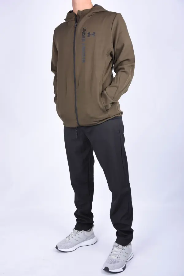 Survêtement Under Armour Scuba ref-UA-Vert-Noir-A259